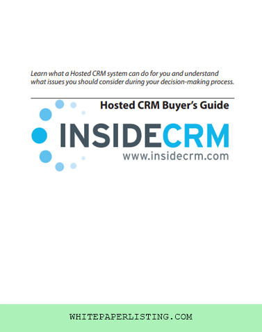 Hosted CRM Vendors