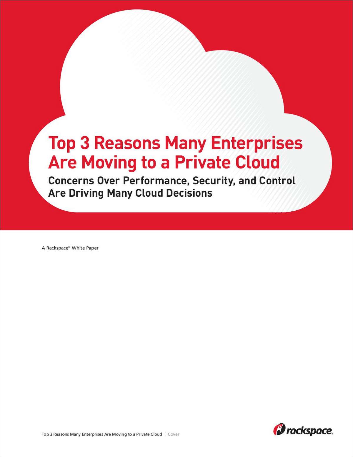 Moving to a Private Cloud