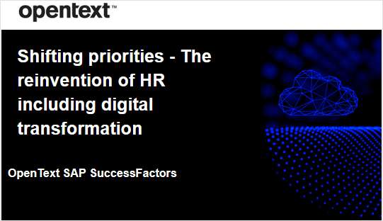 Shifting Priorities – The Reinvention of HR Including Digital Transformation